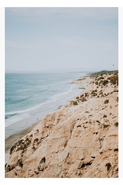 Universal Poster decorativ din lemn cu tablou coasă de mare a Californiei
