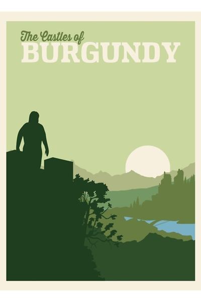 Universal Društvena igra "Bordeaux Castles" - Minimalistički putnički mapa, d...