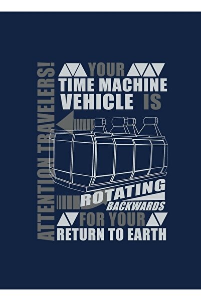 Universal Пътуване във времето назад в миналото Картина Дървен плакат Декорат...