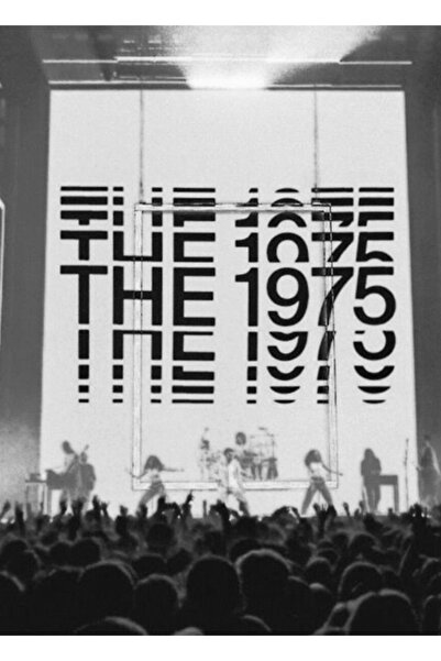 Universal Poster decorativ din lemn alb-negru 1975