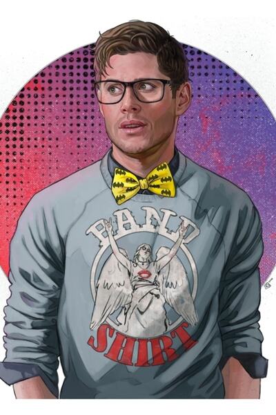 Universal Διακοσμητική Ξύλινη Αφίσα Μπάντας με Σχέδιο Τραπεζιού