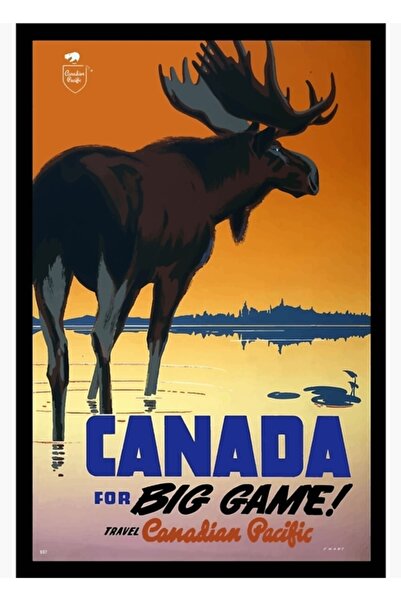 Universal Poster de călătorie Canada Tablou din lemn Poster decorativ