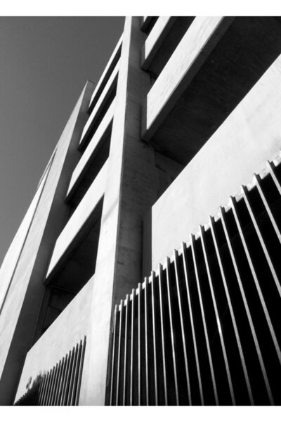 Universal Δραματικό ασπρόμαυρο διακοσμητικό ξύλινο τοπογραφικό αφίσα γραφείου