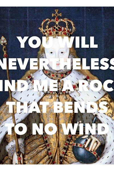 Universal Κυρίες του Αφεντικού: Η Βασίλισσα Ελισάβετ Ι Ξύλινη Διακοσμητική Αφ...