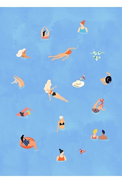 Universal Weekend de vară # pictură # Ilustrație Tablou Poster din lemn Decor...