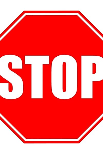 Universal Dur Işaret Tablo Ahşap Poster Dekoratif