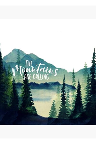 Universal Планините зоват - Декоративен дървен плакат с картина