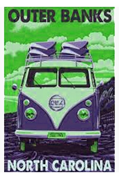 Universal Poster decorativ din lemn California North Tableau