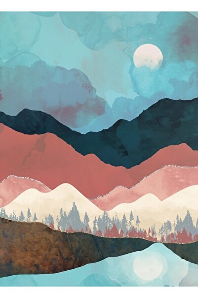 Universal Poster decorativ din lemn cu tematică de tranziție de toamnă