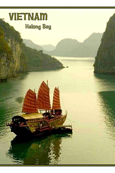 Universal Vietnam: Golful Halong Turism Publicitate Imprimare Tablou Poster d...