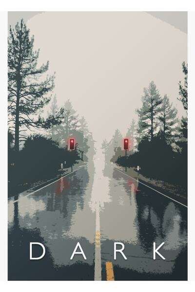 Universal Întuneric - Tablou decorativ din lemn cu tematică rutieră