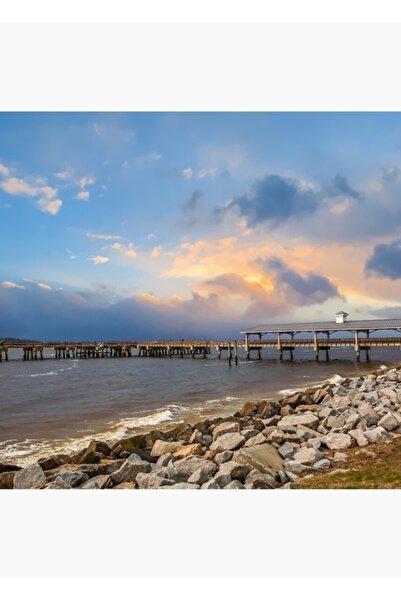 Universal Διακοσμητική ξύλινη αφίσα με θέμα το Πρατήριο και τον Θάλασσα για Α...