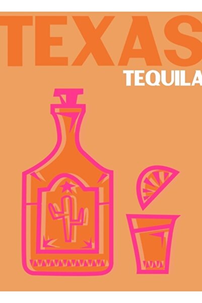 Universal Διακοσμητική ξύλινη αφίσα για το τραπέζι Texas Tequila