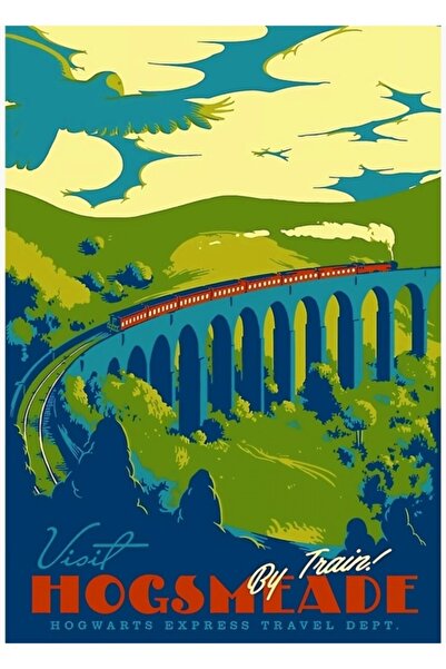 Universal Vizitați Hogsmeade Tablo, poster decorativ din lemn