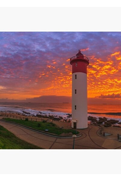 Universal Farul Umhlanga la răsăritul soarelui - Durban, Africa de Sud Poster...