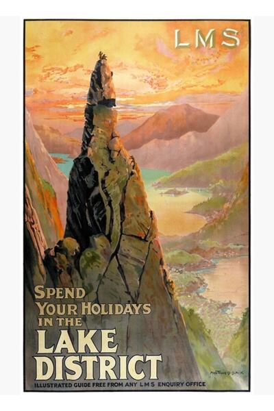 Universal Επιτραπέζια διακοσμητική αφίσα ταξιδιωτικών αφισών της περιοχής των...