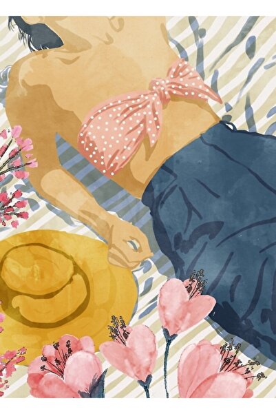 Universal Tablou decorativ din lemn cu poster pentru vacanță la malul mării