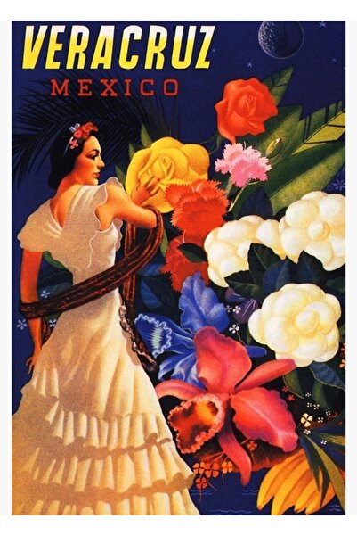 Universal Poster decorativ din lemn Veracruz Tablo