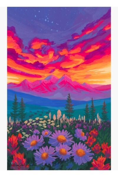 Universal Horoscoape ca tablouri peisagistice - Poster decorativ din lemn cu ...