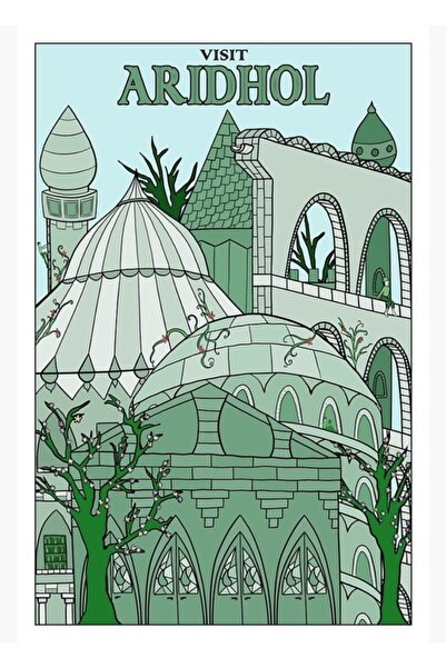 Universal Διακοσμητική Ξύλινη Αφίσα Ζωγραφικής Αριντόχολ