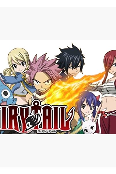 Universal Διακοσμητική Ξύλινη Αφίσα Τέχνης Fairy Tail