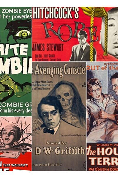 Universal Колекция от винтидж филми на ужасите # 9 Дървен декоративен плакат ...