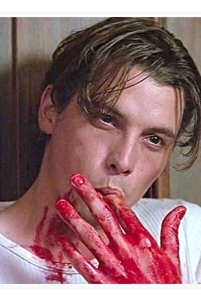 Universal Çığlık Billy Lomis Korku Filmi Kan Tablo Ahşap Poster Dekoratif