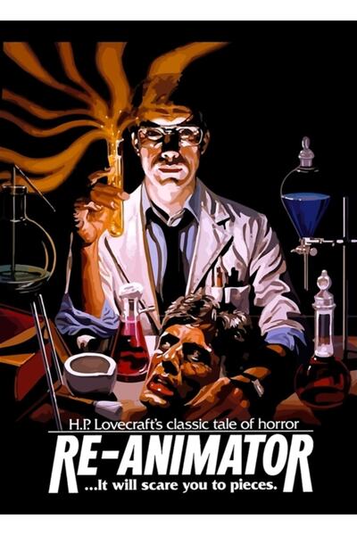 Universal Poster decorativ din lemn Re-Animator Tablo