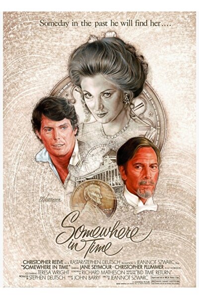 Universal Κάπου στον χρόνο - 40. Διακοσμητική ξύλινη αφίσα για τον εορτασμό τ...