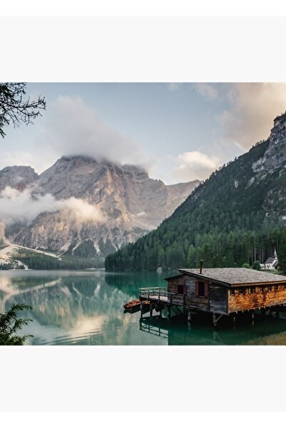 Universal Изживейте приключението - Лаго Ди Брайес VII Дървен декоративен плакат