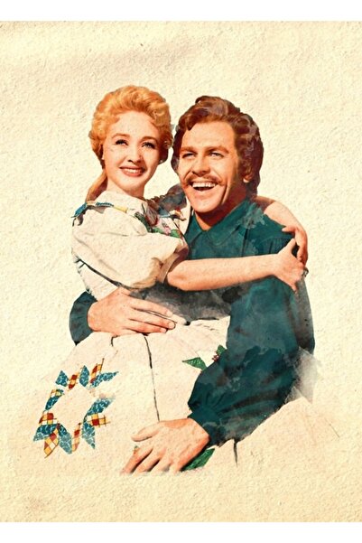 Universal Poster decorativ din lemn cu pictură „Șapte surori, șapte mirese”