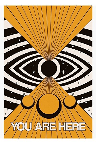 Universal Sunteți aici Liminal Space Travel Poster educativ Tablou Poster din...