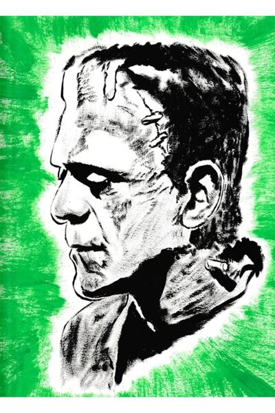 Universal Το Τέχνασμα του Φρανκενστάιν Ξύλινη Διακοσμητική Αφίσα