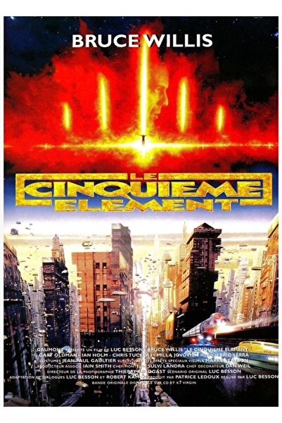Universal Al 5-lea element Luc Besson Tablo Ahşap Poster Decorativ