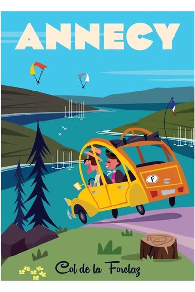 Universal Дървена декоративна постерна дъска Анеси