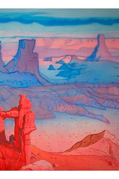 Universal Poster decorativ din lemn cu pictură Big Canyon