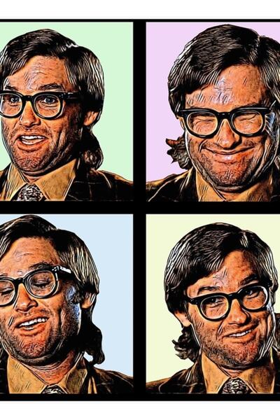 Universal Цветен декоративен дървен плакат с картина на Суонсън