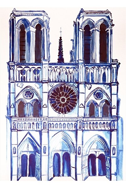 Universal Slika "Notre Dame de Paris" Drveni poster Dekorativni