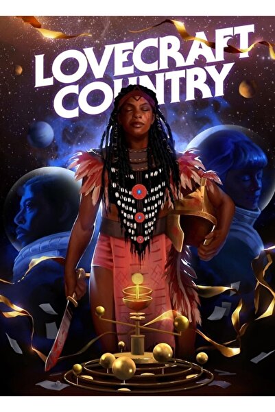 Universal Hippolyta Freeman Warrior Lovecraft Country Tablo Poster din lemn d...