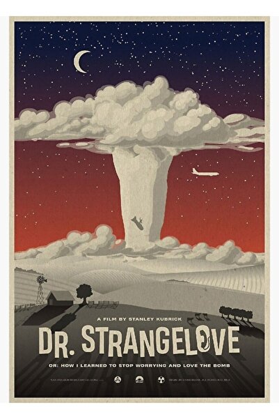 Universal Декоративен дървен плакат-картина от филма  "Д-р Стрэнгелов "