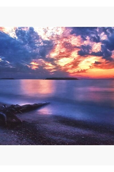 Universal Ηλιοβασίλεμα στον Ουρανό - Έρι, Πανσιλιάν, Πενσυλβάνια, Ξύλινη Διακ...