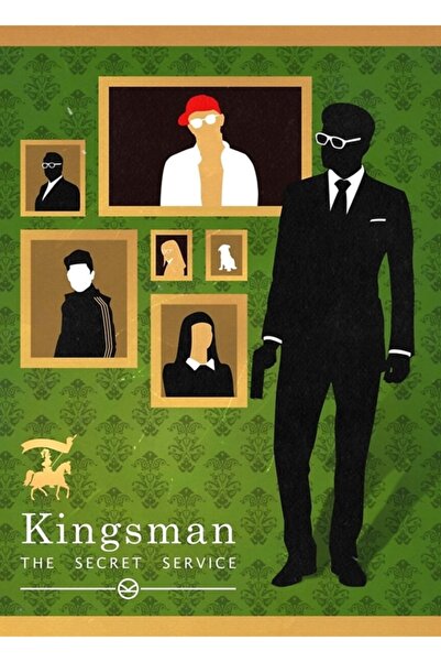 Universal Кингсмън: Декоративен дървен плакат-картина