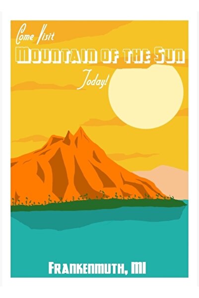 Universal Poster de călătorie Greta Van Fleet, tablou decorativ din lemn