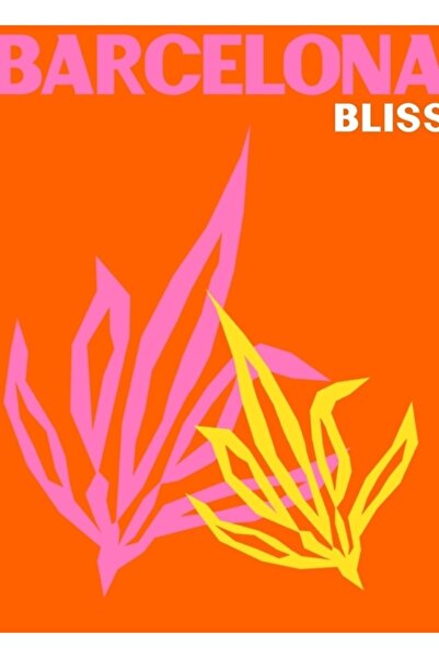 Universal Poster decorativ din lemn Barcelona Bliss