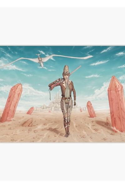 Universal Poster decorativ din lemn Gezgin Cinda Tablo