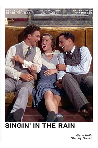 Universal Декоративен настолен дървен плакат  "Пеещо в дъжда "