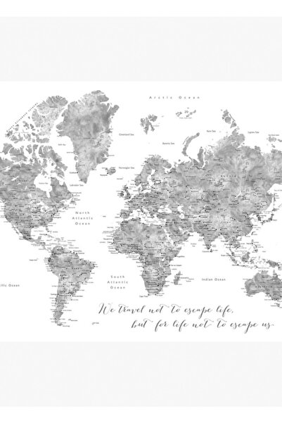 Universal Λεπτομερής χάρτης του κόσμου Ταξιδεύοντας για να μην αποδεχτείτε τη...