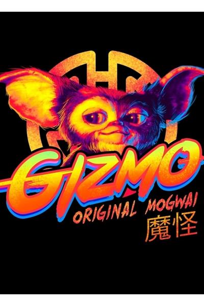 Universal Poster decorativ din lemn original Mogwai