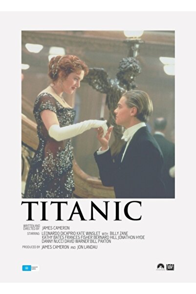 Universal Plakat filma "Titanik" Slikanje drvenog plakata Dekorativni
