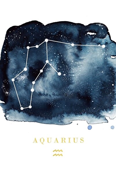 Universal Διακοσμητική ξύλινη αφίσα με τον αστερισμό Κριός